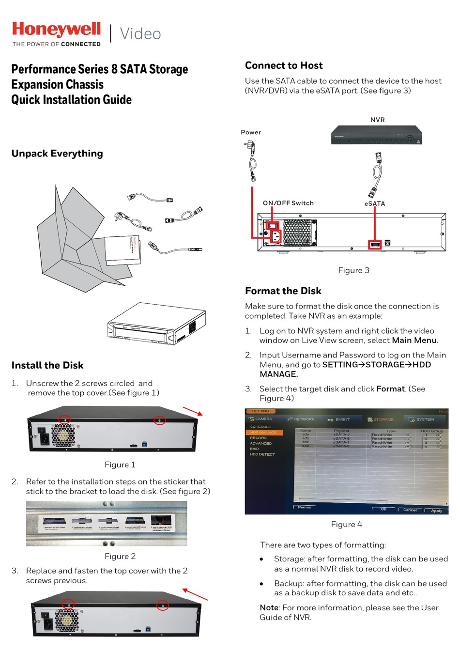 HONEYWELL PERFORMANCE SERIES QUICK INSTALLATION MANUAL Pdf Download ...