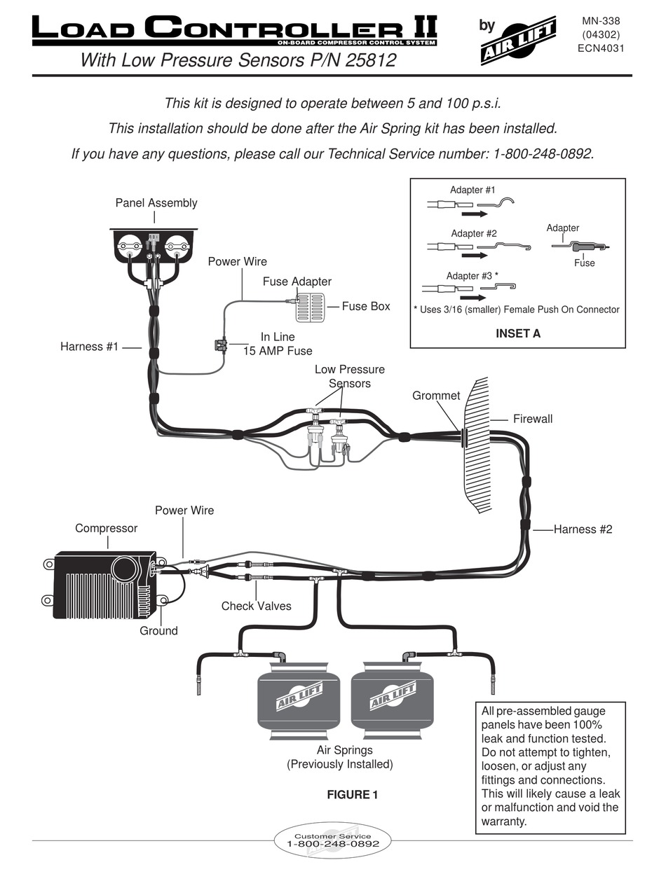 AIR LIFT LOAD CONTROLLER II MANUAL Pdf Download ManualsLib