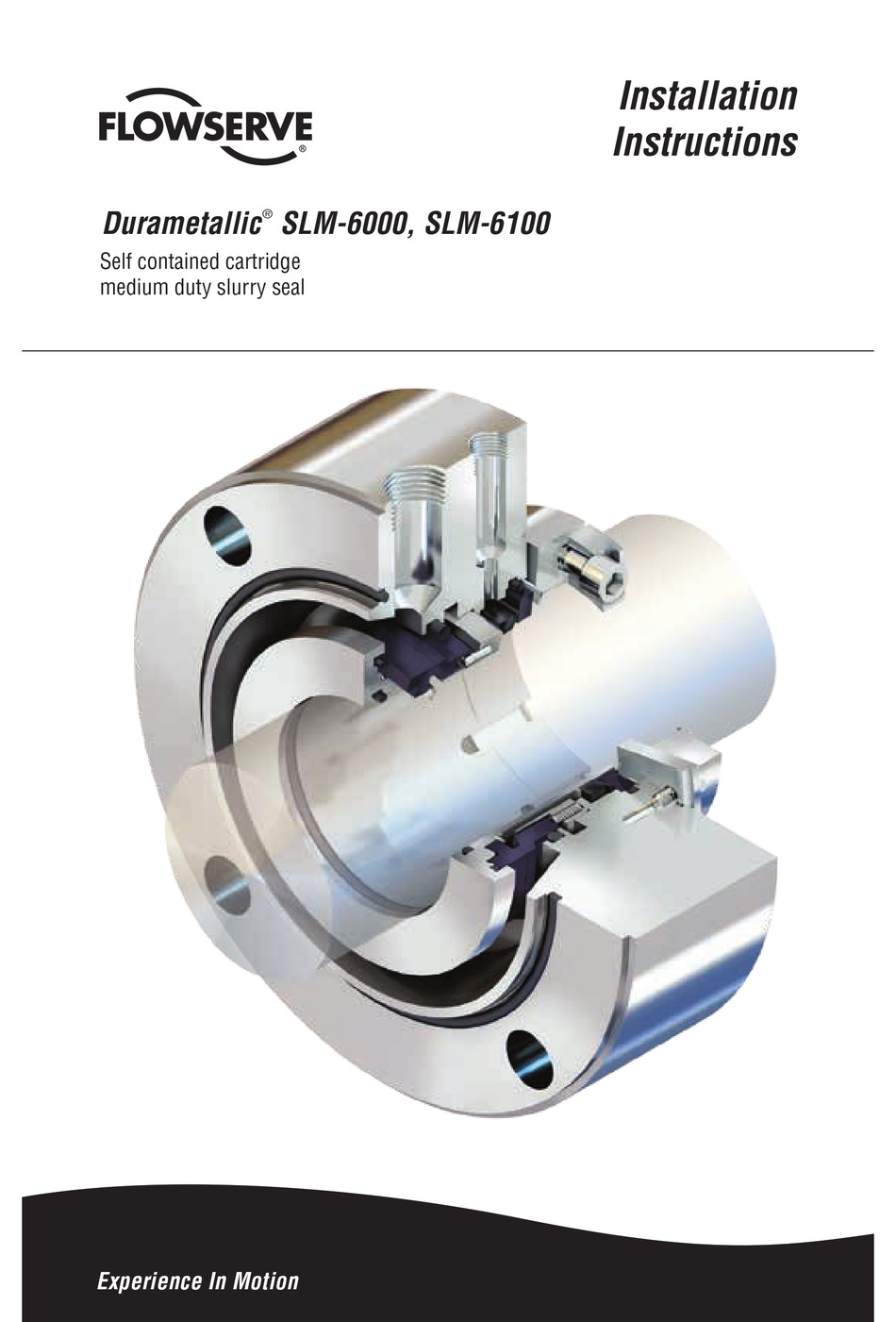 FLOWSERVE DURAMETALLIC SLM6000 INSTALLATION INSTRUCTIONS MANUAL Pdf