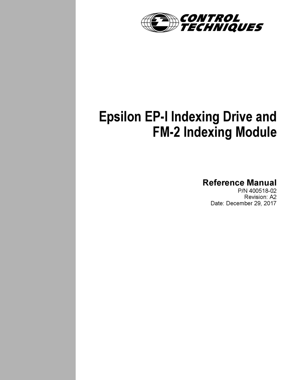 New Emerson FM-2 Indexing Module For EN Series Digital Servo Drives 