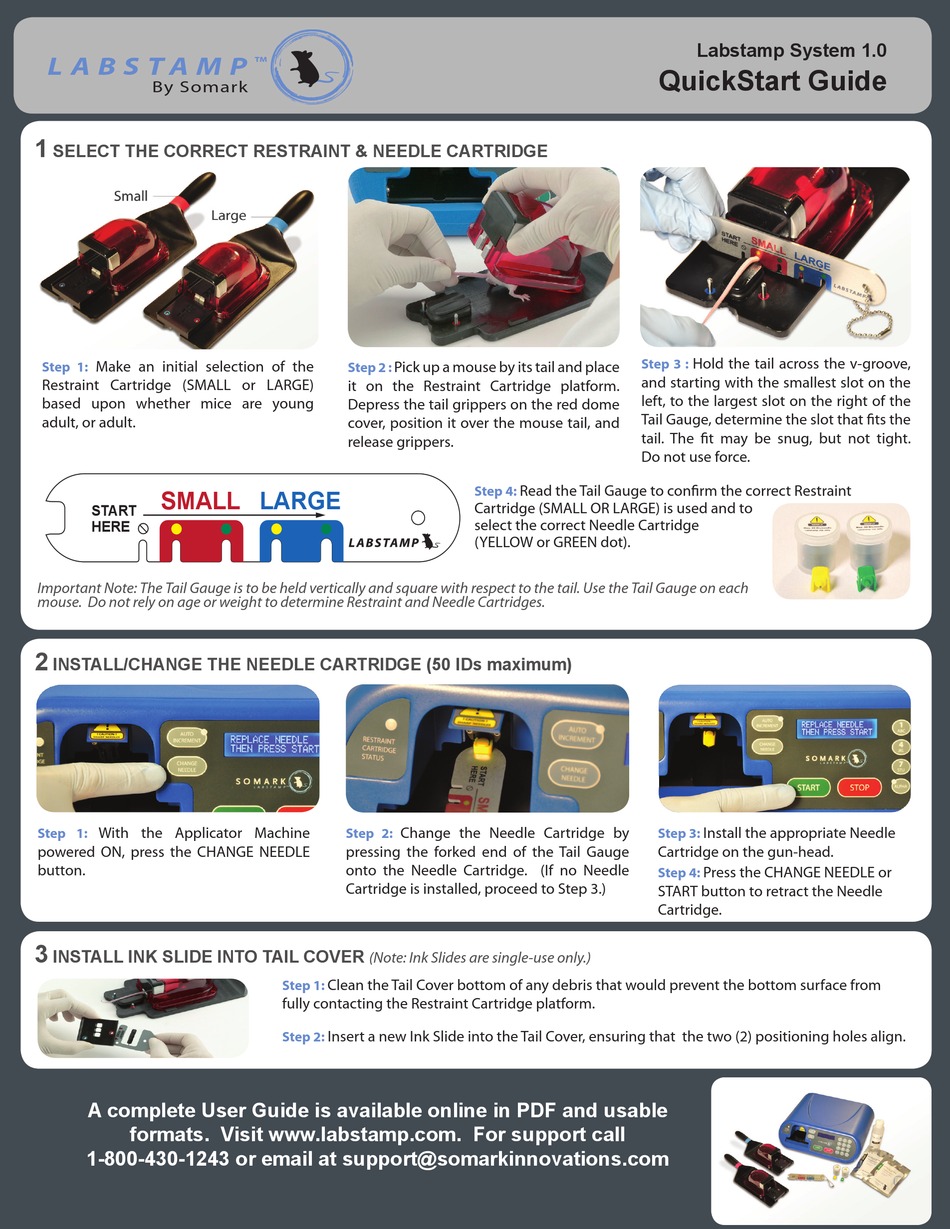 SOMARK LABSTAMP QUICK START MANUAL Pdf Download | ManualsLib