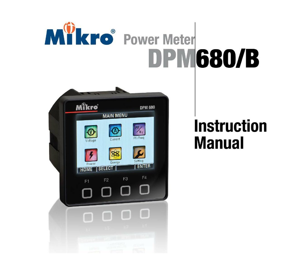 Mikro Dpm680 Instruction Manual Pdf Download Manualslib