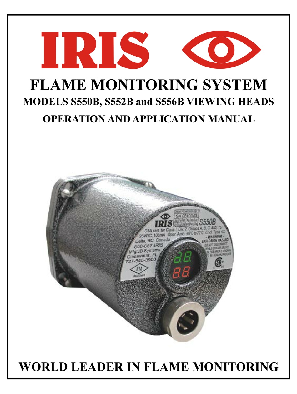 IRIS S552B OPERATION AND APPLICATION MANUAL Pdf Download ManualsLib