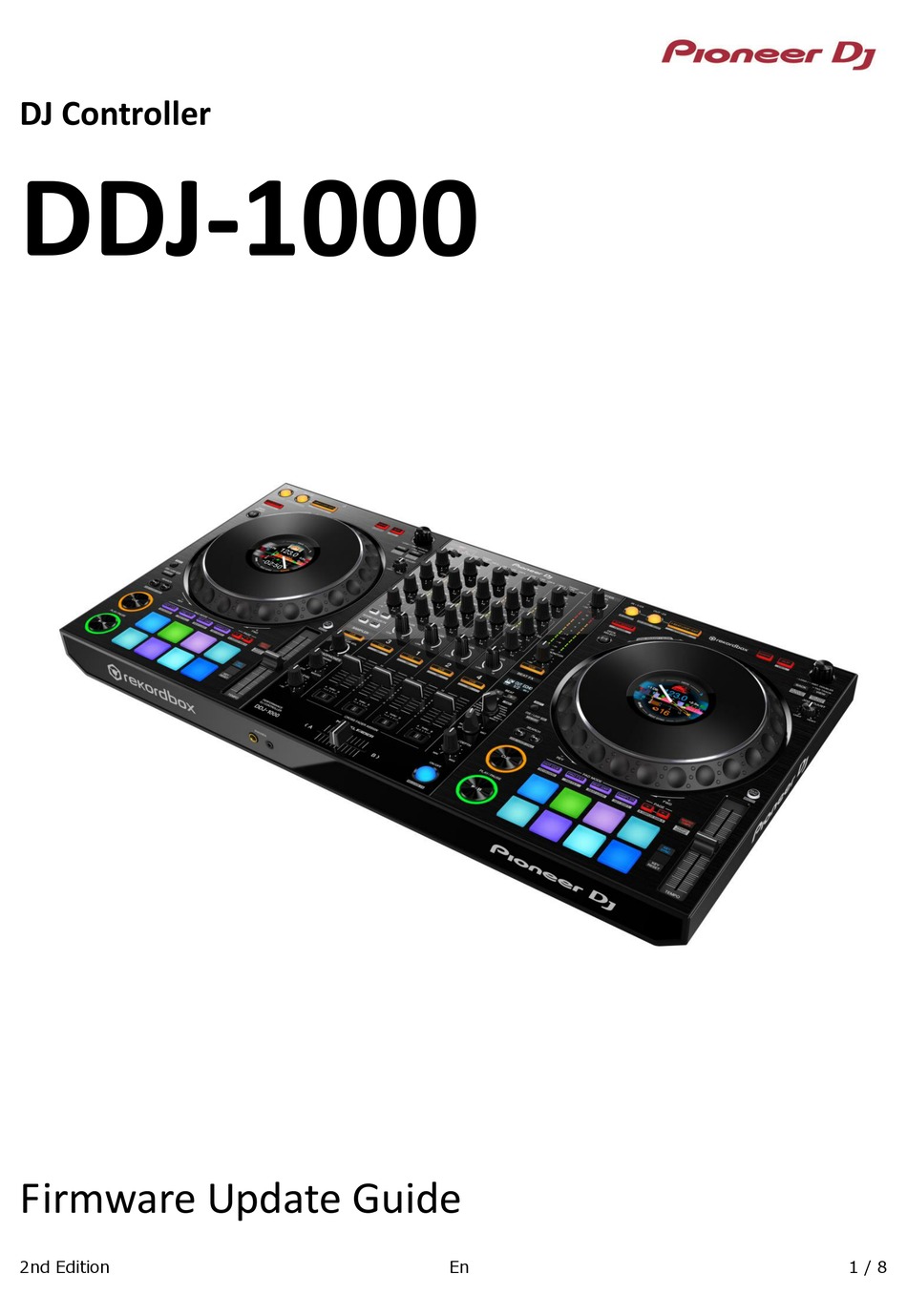 PIONEER DJ DDJ1000 FIRMWARE UPDATE MANUAL Pdf Download ManuaLib