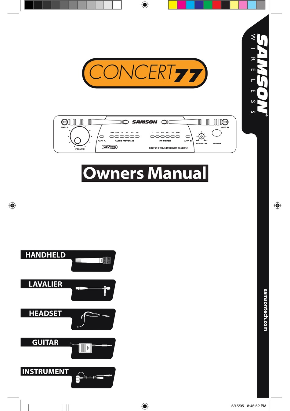 Samson Concert 77 Owner S Manual Pdf Download Manualslib Samson Concert 77 Owner S Manual Pdf Download Manualslib