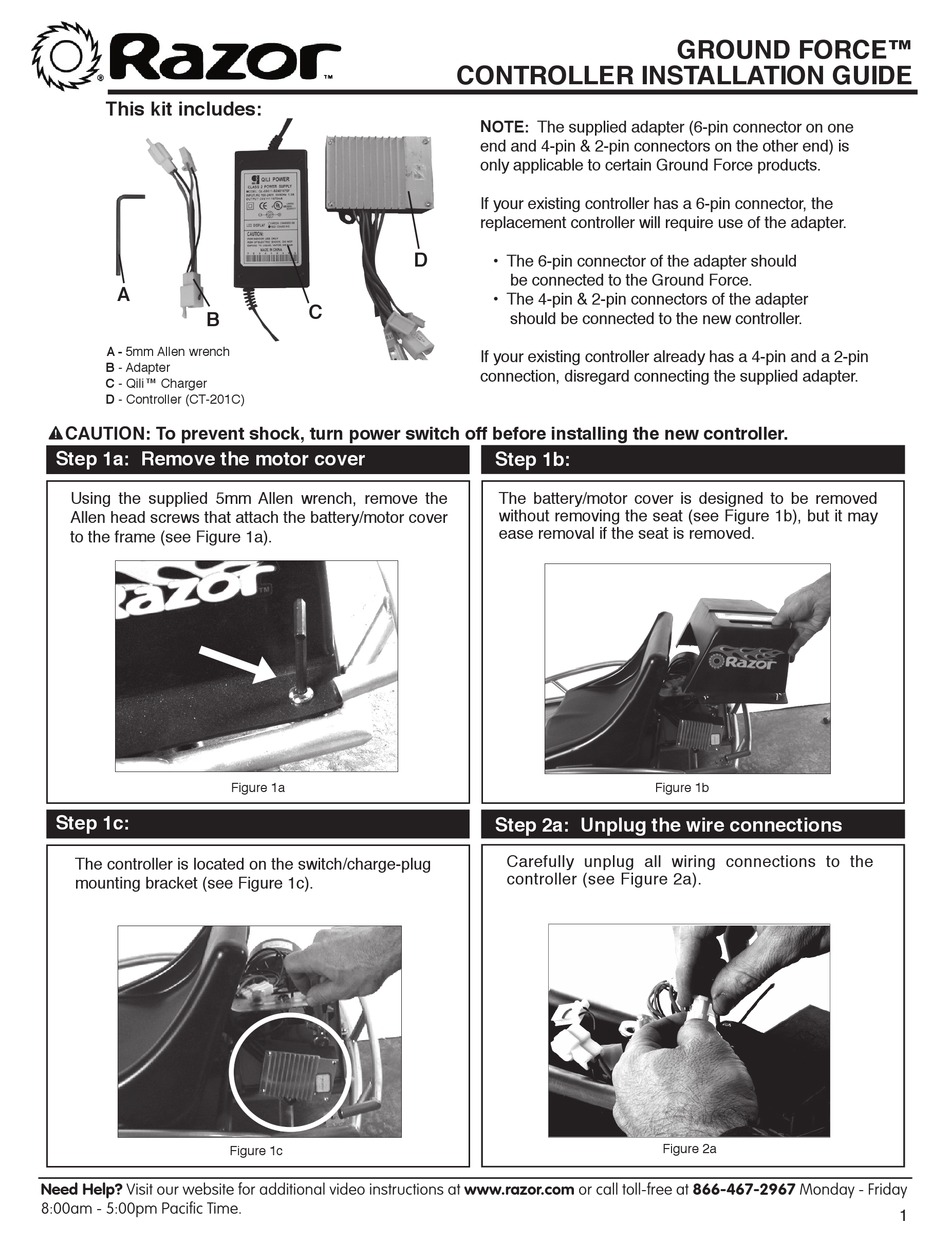 RAZOR GROUND FORCE CONTROLLER INSTALLATION MANUAL Pdf Download ManualsLib