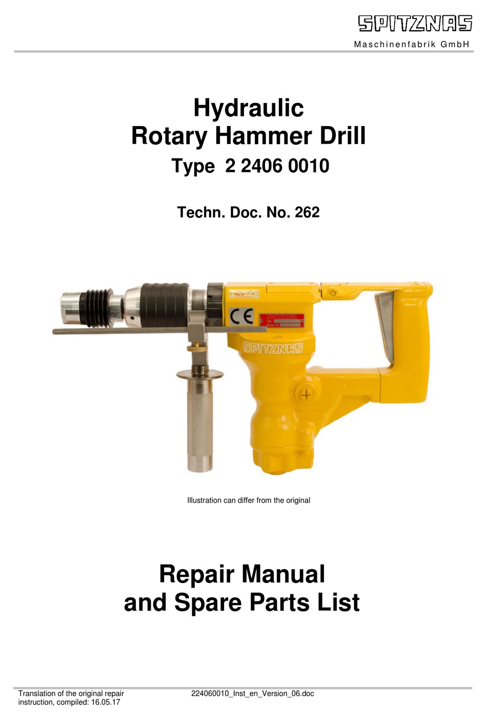 SPITZNAS 2 2406 0010 REPAIR MANUAL Pdf 