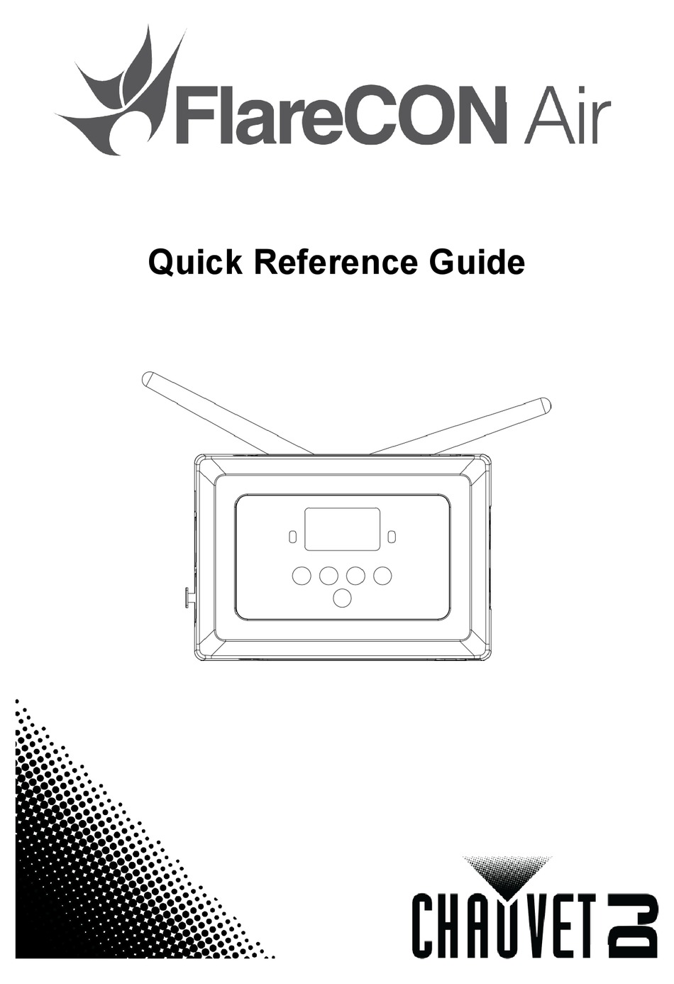 Chauvet Dj Flarecon Air Quick Reference Manual Pdf Download Manualslib