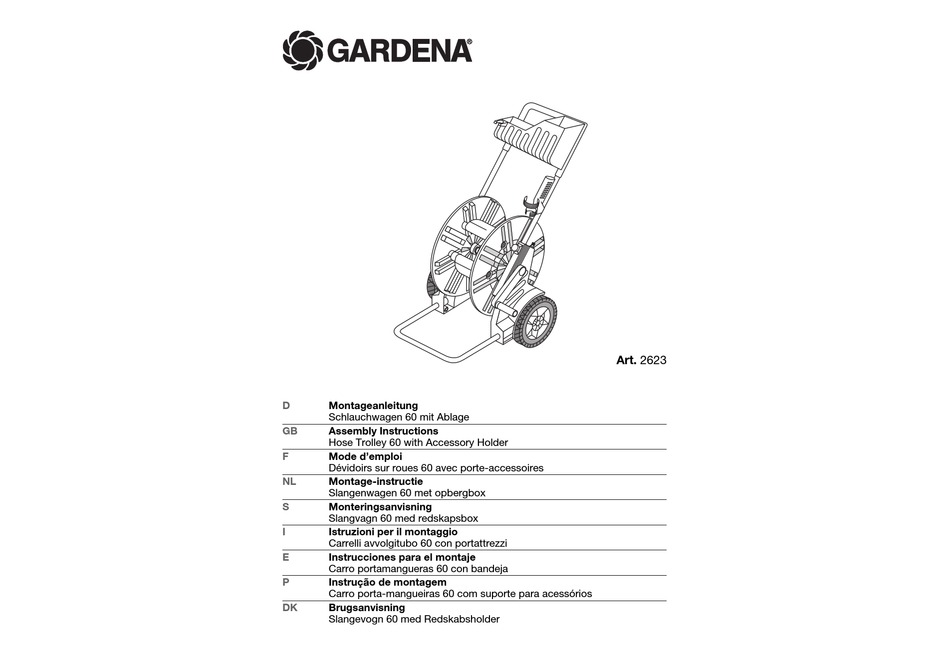 GARDENA 2623 ASSEMBLY INSTRUCTIONS Pdf Download ManualsLib
