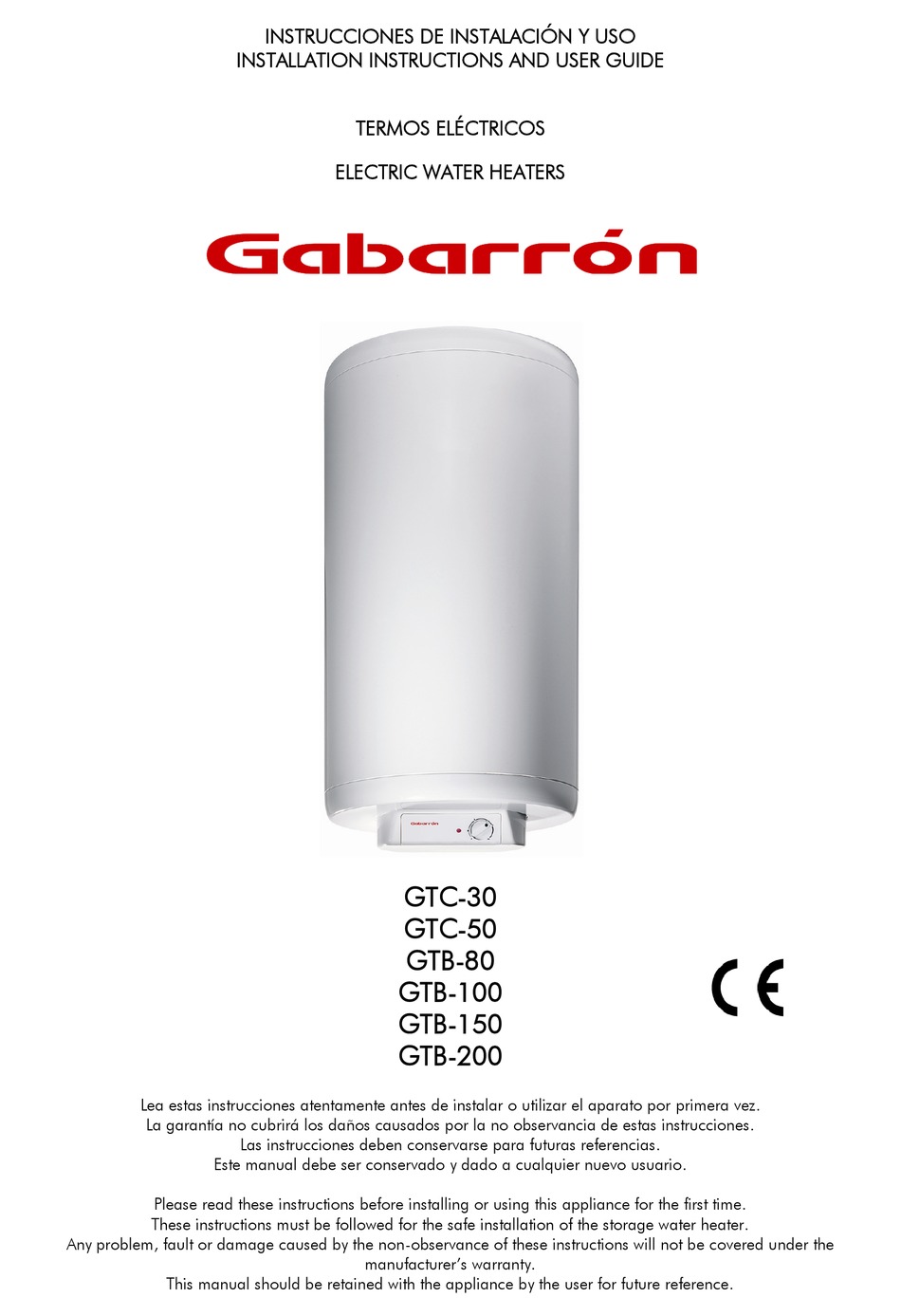 Termo eléctrico GTD30 Active Slim - ELNUR GABARRON