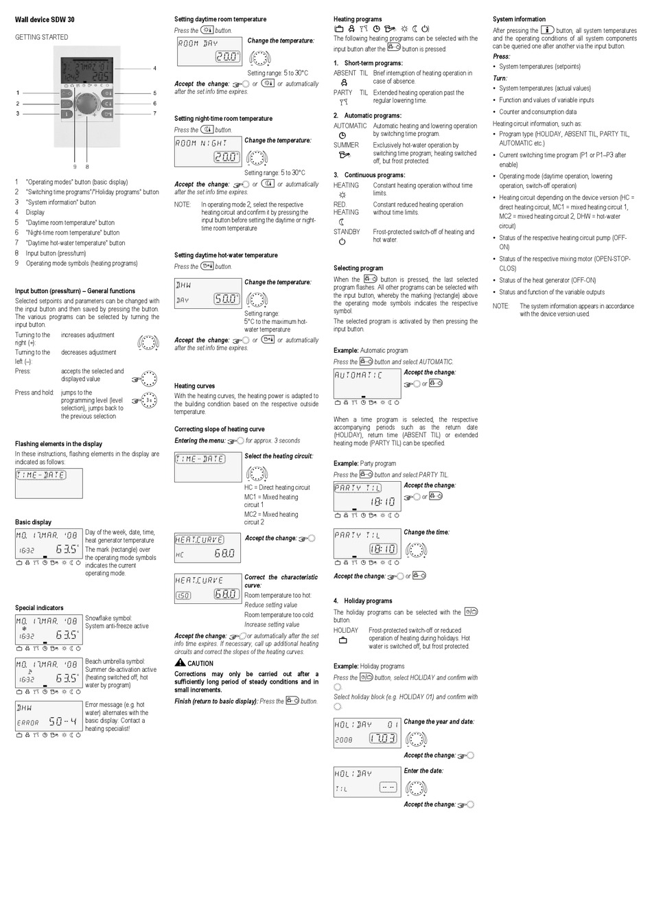 Honeywell Sdw 30 Getting Started Pdf Download Manualslib