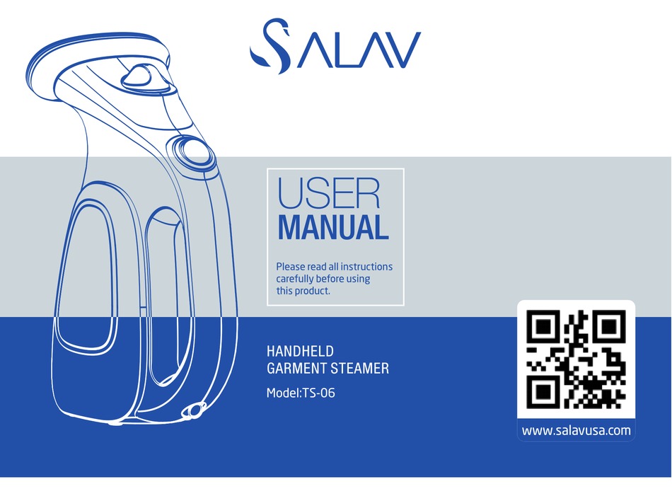 salav garment steamer instructions