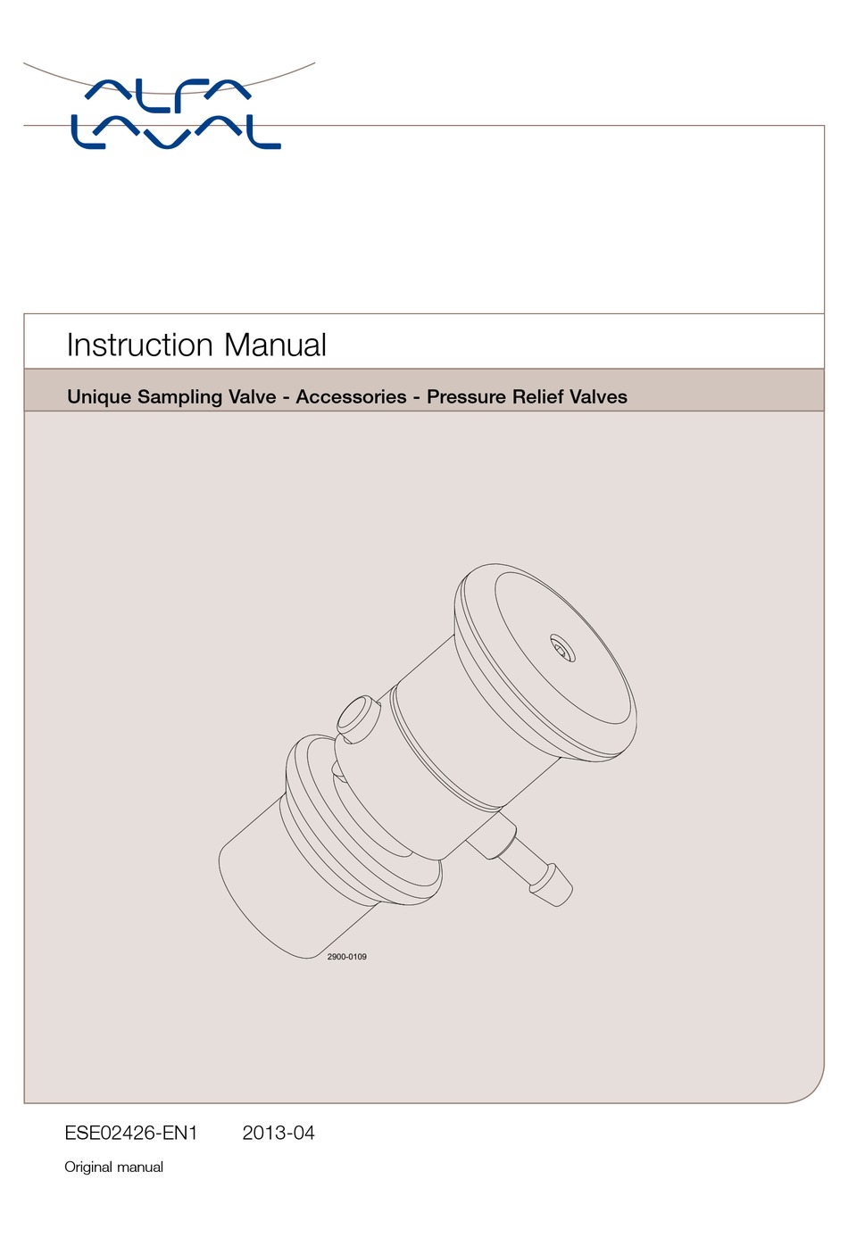 ALFA LAVAL PRESSURE RELIEF VALVE INSTRUCTION MANUAL Pdf Download ...