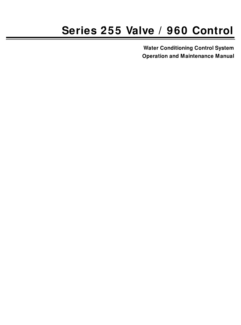 Autotrol 255 960 Operation And Maintenance Manual Pdf Download Manualslib Autotrol 255 960 Operation And Maintenance Manual Pdf Download Manualslib