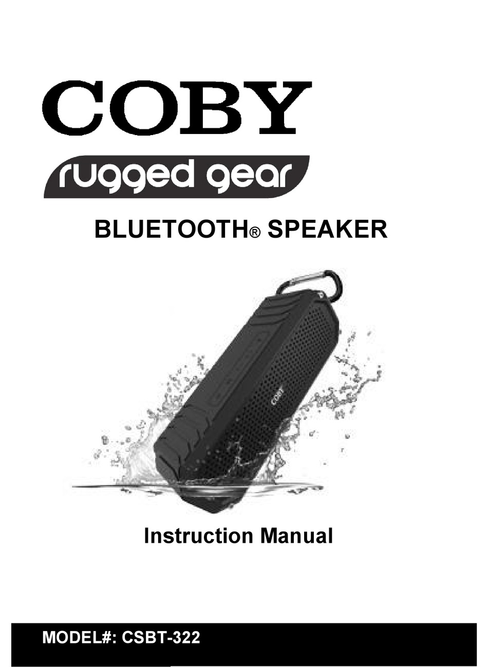 COBY CSBT-322 INSTRUCTION MANUAL Pdf Download | ManualsLib