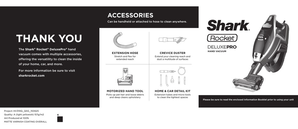 Shark Rocket Deluxepro Manual Pdf Download Manualslib