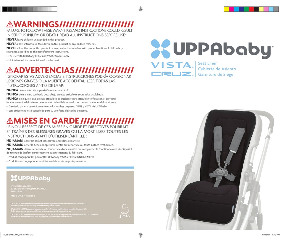 UPPABABY 0098 MANUAL Pdf Download ManualsLib