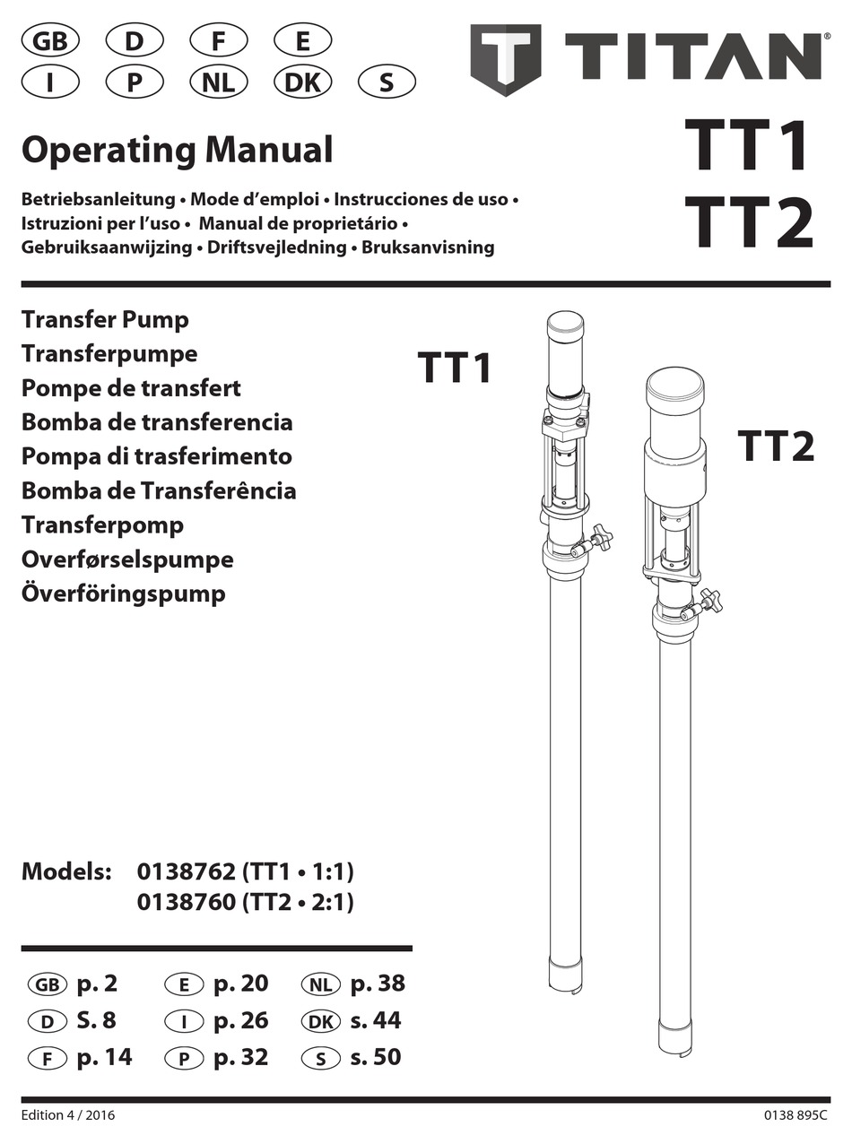 TITAN TT1 OPERATING MANUAL Pdf Download ManualsLib