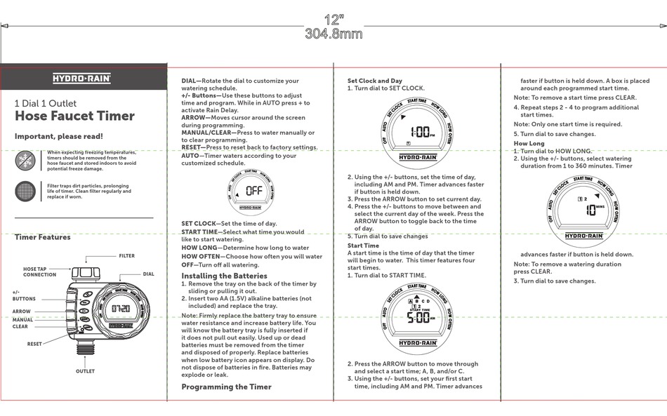 HYDRORAIN HRC 980 MANUAL Pdf Download ManualsLib