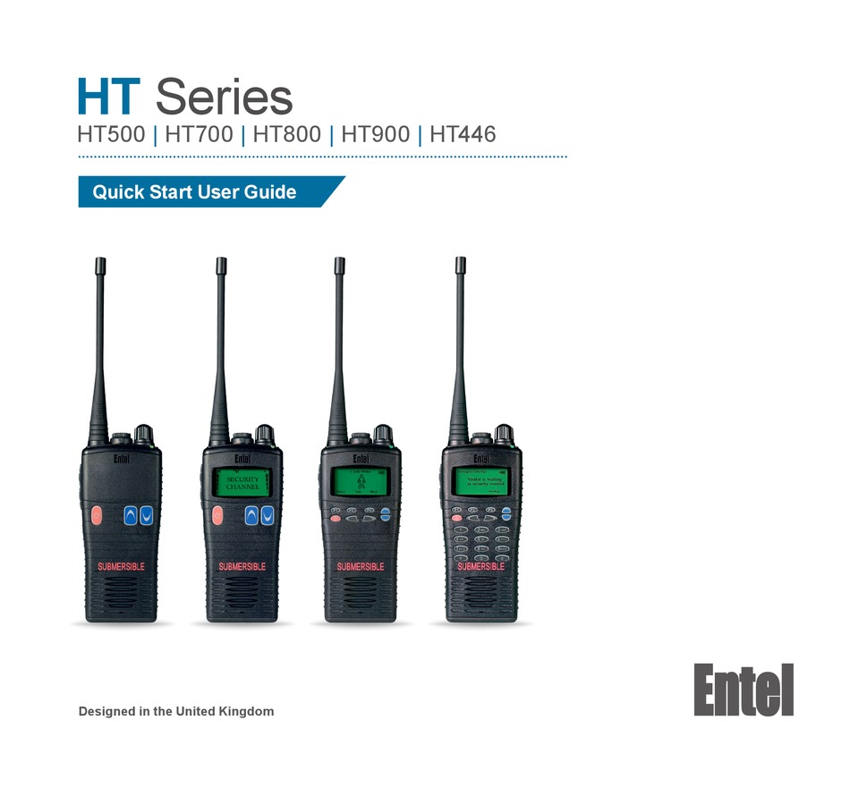 ENTEL HT500 QUICK START USER MANUAL Pdf Download ManualsLib