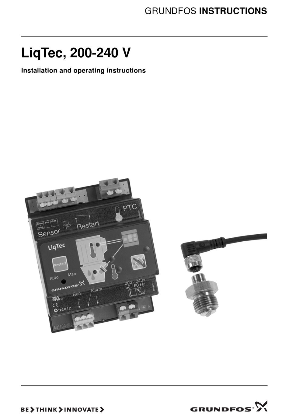 GRUNDFOS LIQTEC INSTALLATION AND OPERATING INSTRUCTIONS MANUAL Pdf Download ManualsLib
