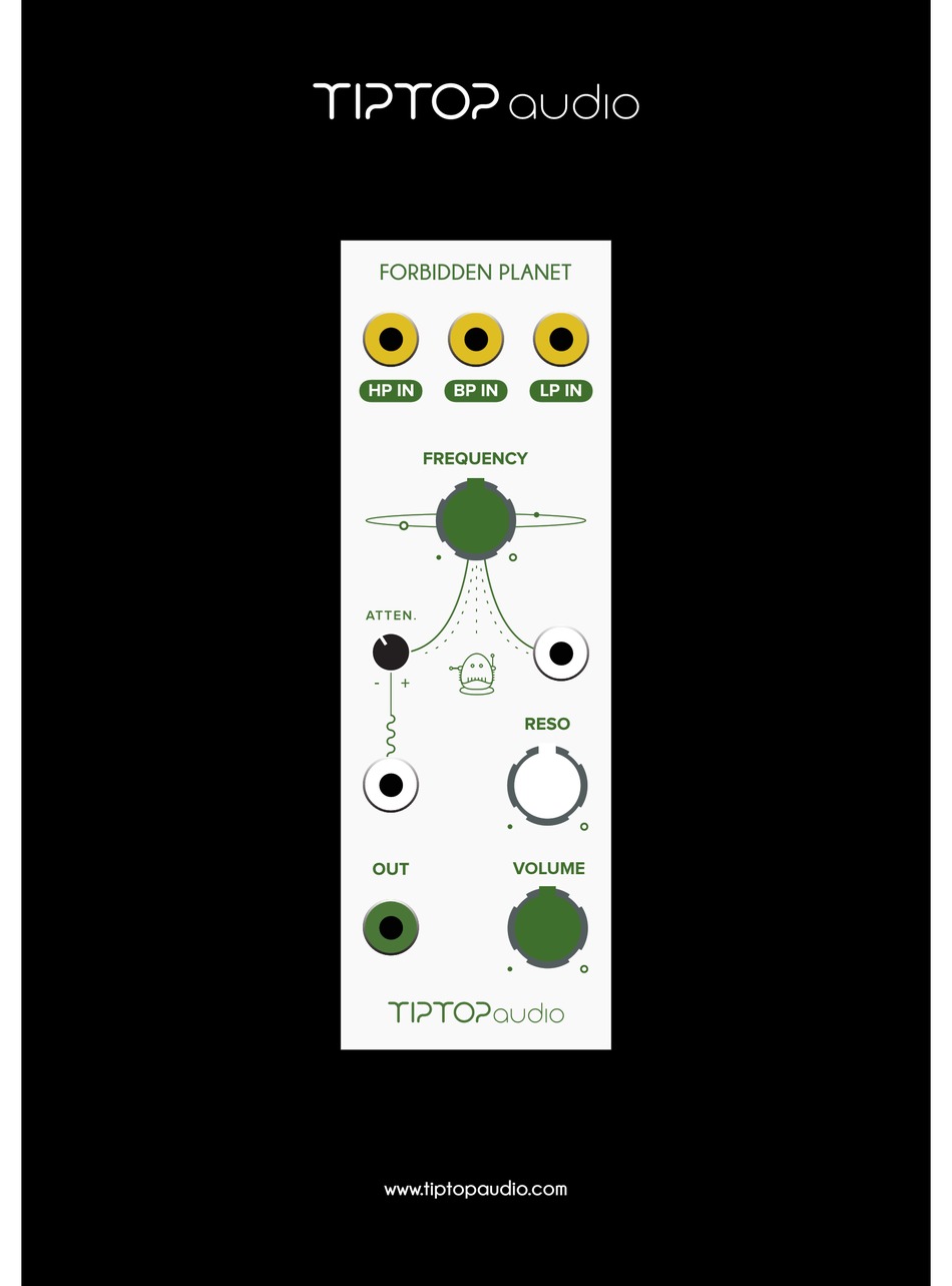 TIPTOP AUDIO FORBIDDEN PLANET USER MANUAL Pdf Download