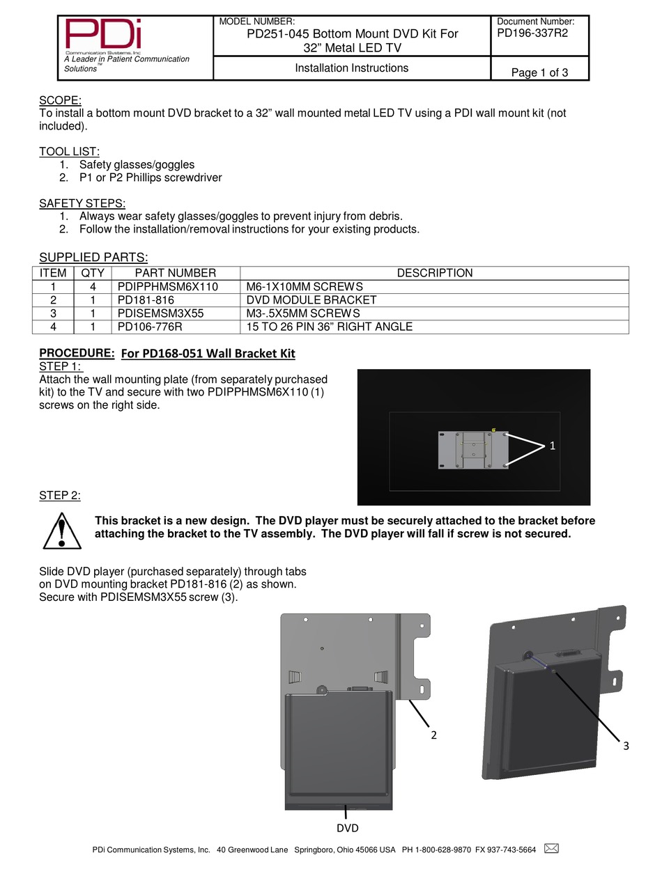 New PDI Test Cost