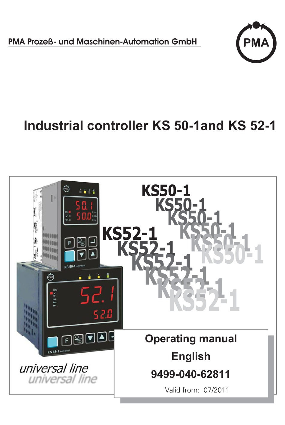 Pma Ks 50 1 Operating Manual Pdf Download Manualslib
