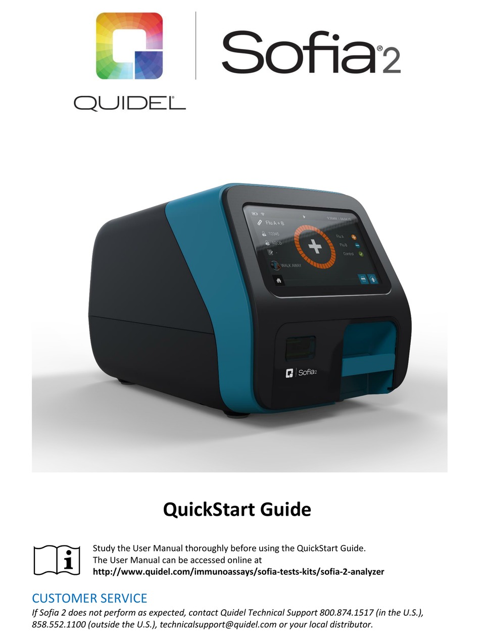 QUIDEL SOFIA 2 QUICK START MANUAL Pdf Download | ManualsLib