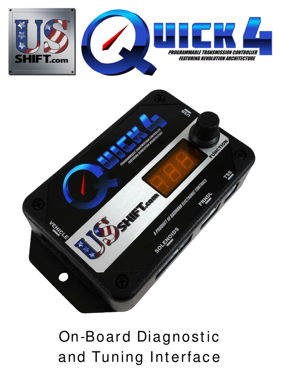 US SHIFT QUICK 4 USER MANUAL Pdf Download ManualsLib