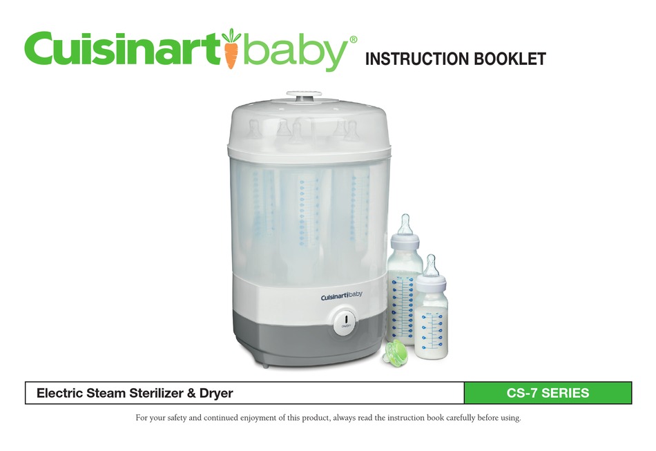 Cuisinart baby electric online steam sterilizer and dryer