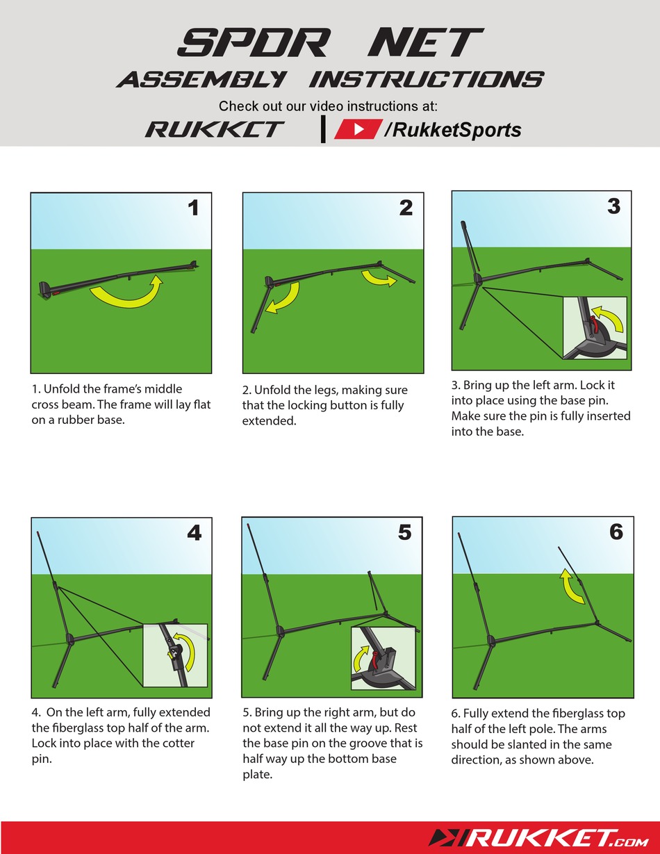 RUKKET SPOR NET ASSEMBLY & INSTRUCTION MANUAL Pdf Download ManualsLib