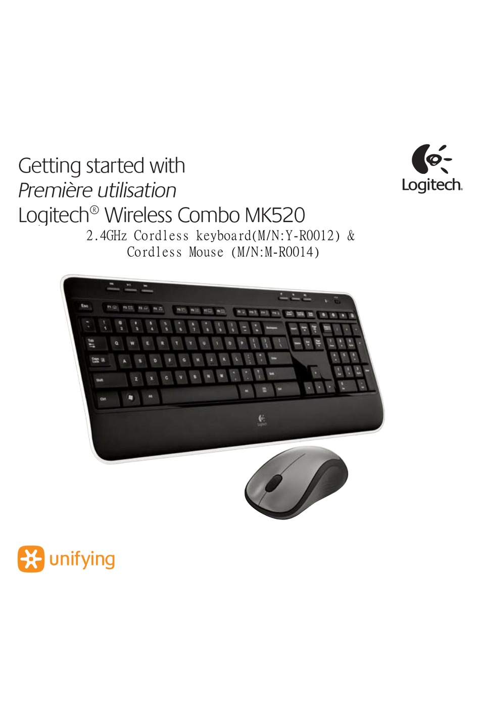 LOGITECH WIRELESS COMBO MK520 GETTING STARTED Pdf Download ManualsLib