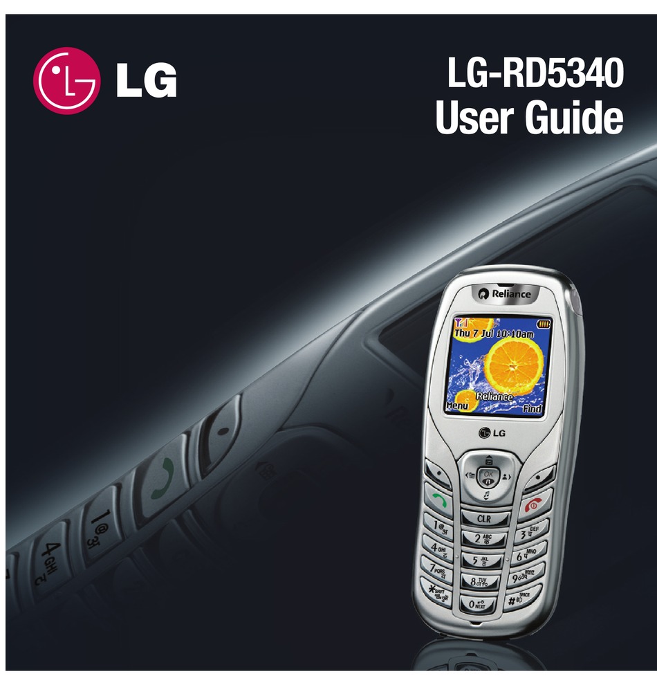 LG RD5340 USER MANUAL Pdf Download | ManualsLib