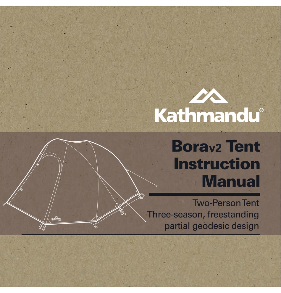 KATHMANDU BORA V2 INSTRUCTION MANUAL 