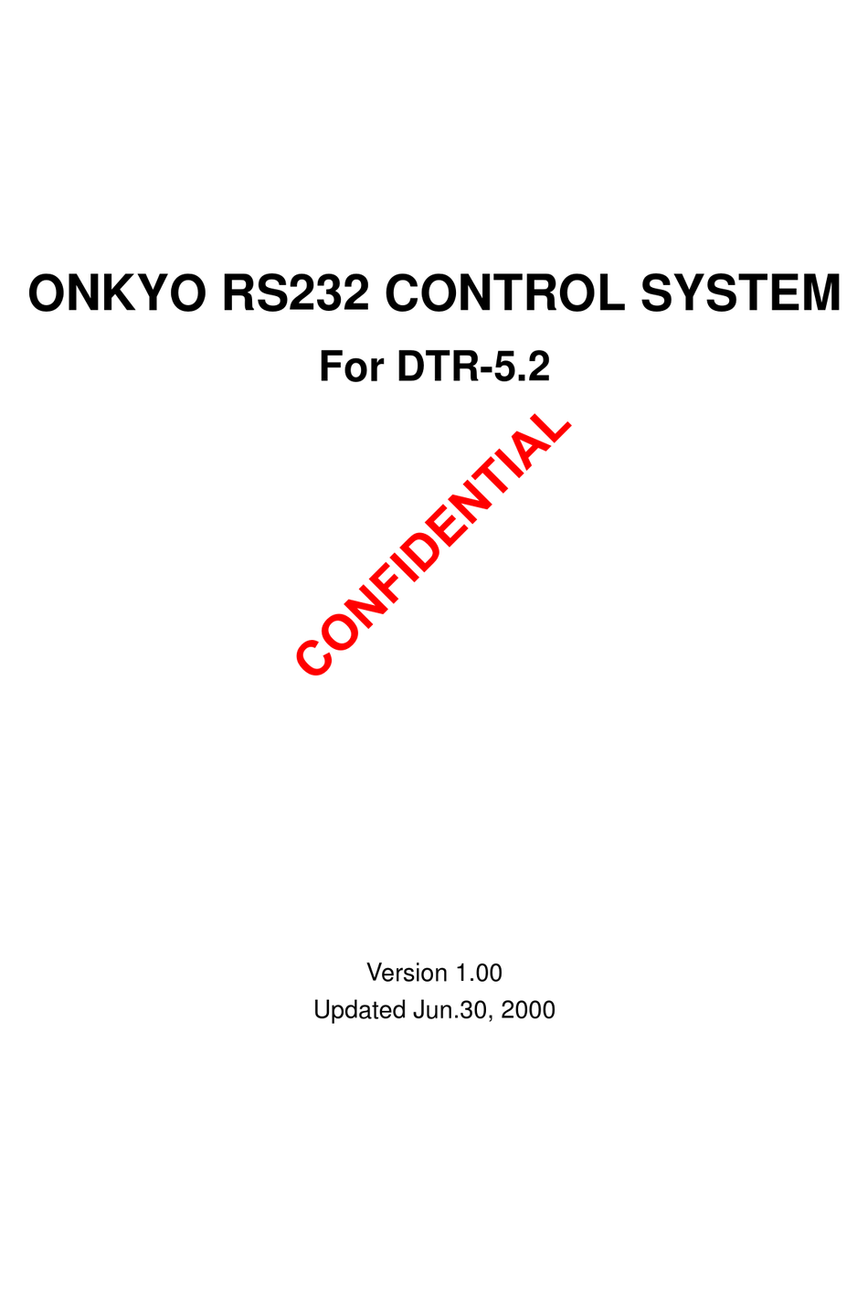 Onkyo integra serial control protocol review