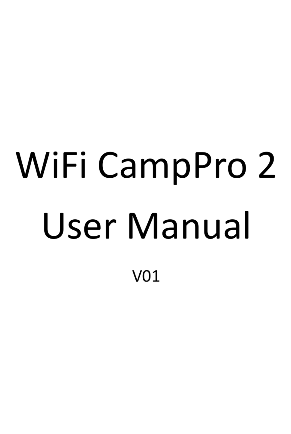 ALFA NETWORK WIFI CAMPPRO 2 USER MANUAL Pdf Download | ManualsLib