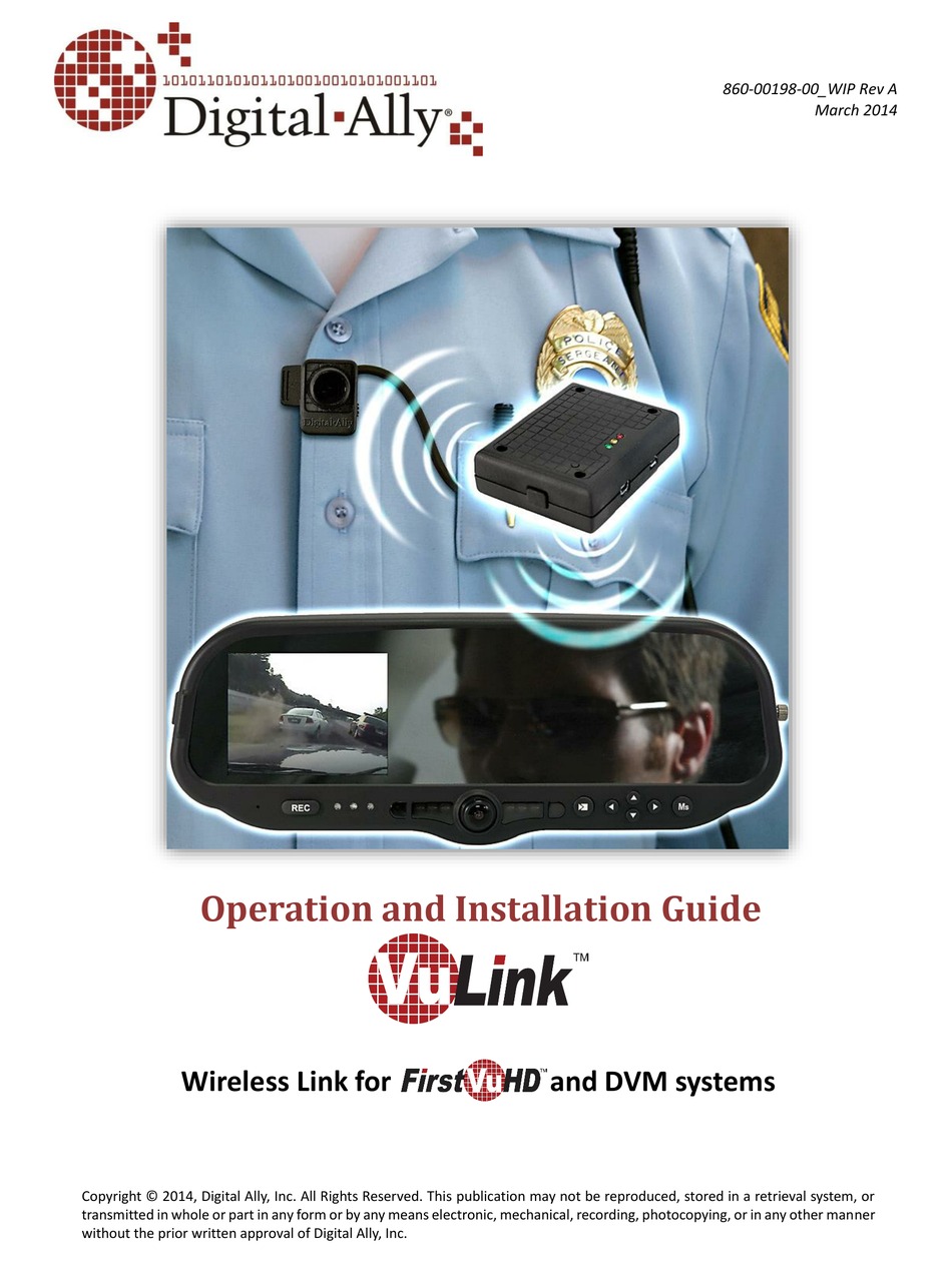 DIGITALALLY DVM250 OPERATION AND INSTALLATION MANUAL Pdf Download