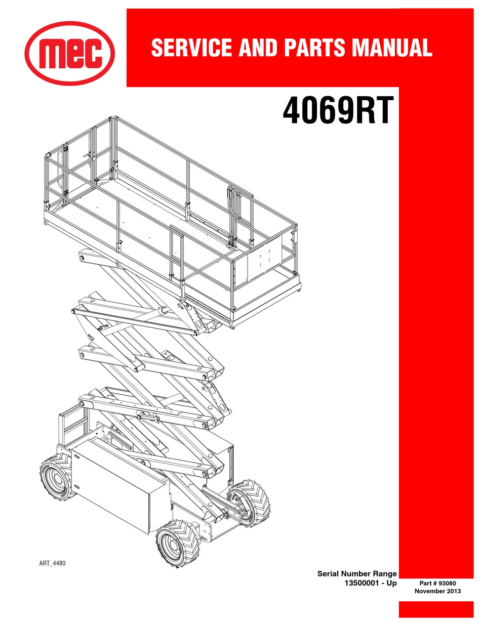 MEC 4069RT SERVICE AND PARTS MANUAL Pdf Download | ManualsLib