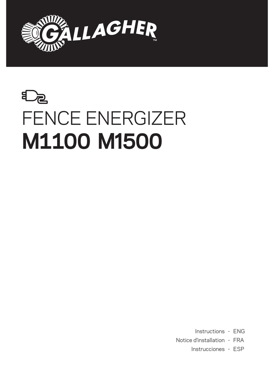 GALLAGHER M1100 INSTRUCTIONS MANUAL Pdf Download ManualsLib