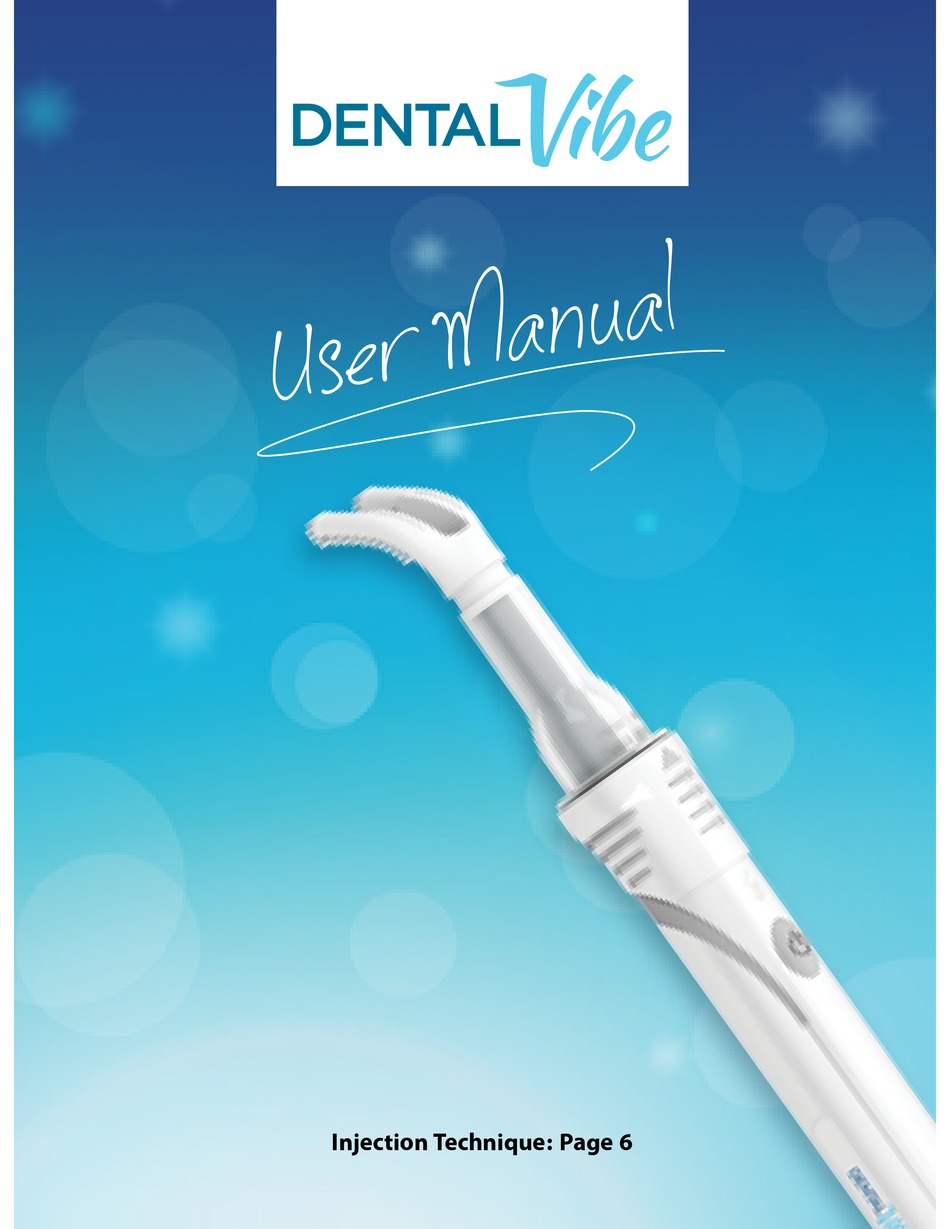 DENTALVIBE GEN 4 USER MANUAL Pdf Download ManualsLib