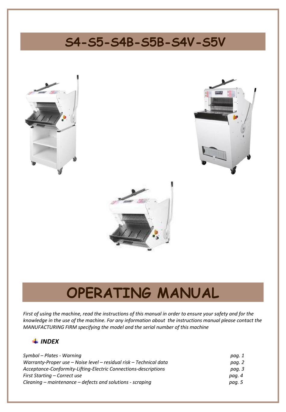 Manual Bread Slicers - Bread Slicing Machines - Sibread