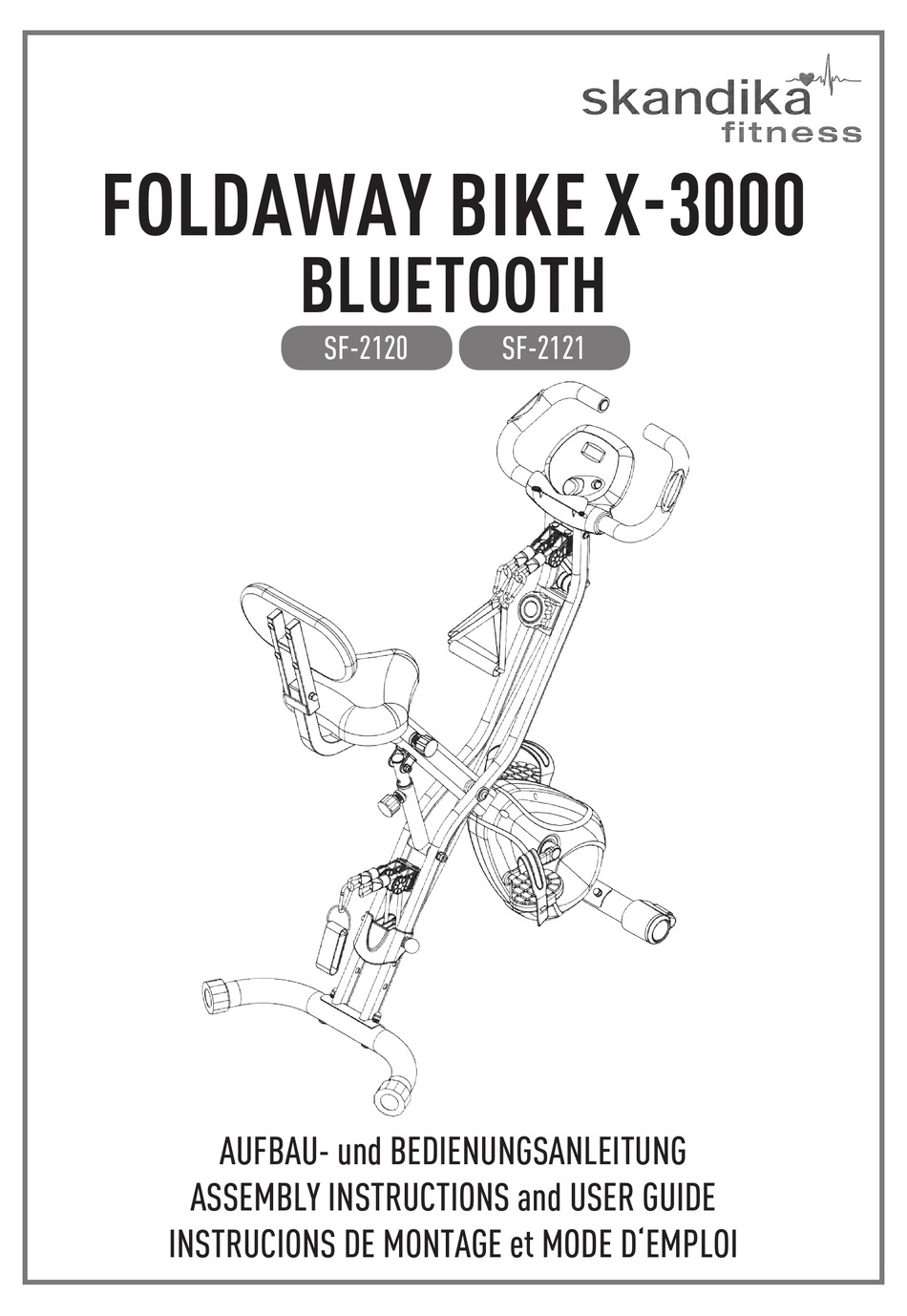 skandika exercise bike