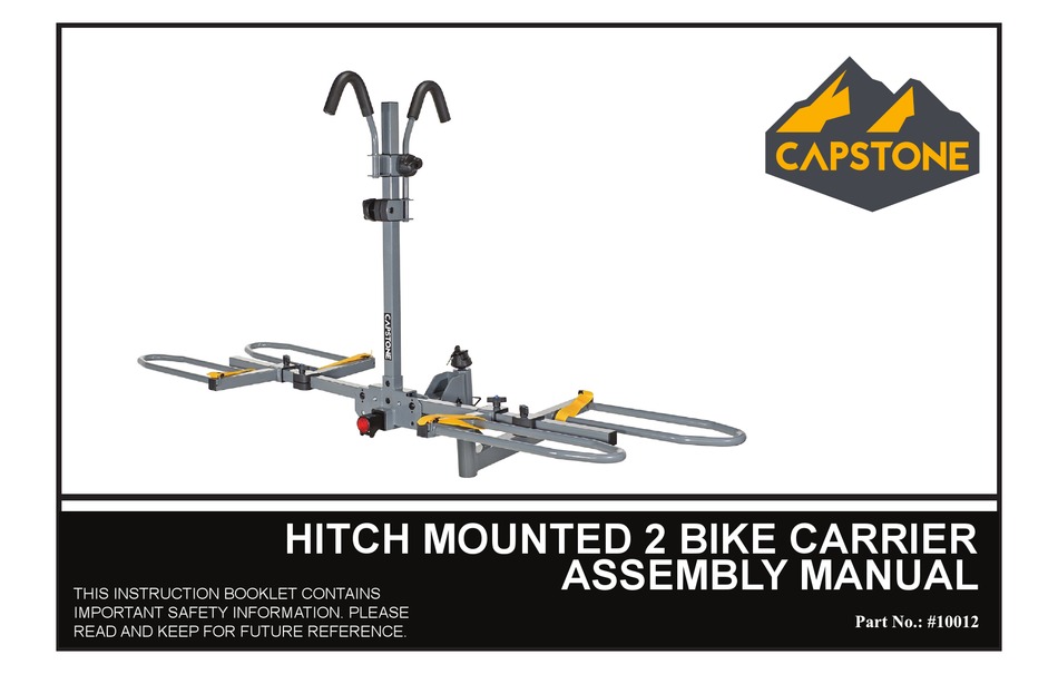 Capstone Hitch Mount 2 Bike Carrier 