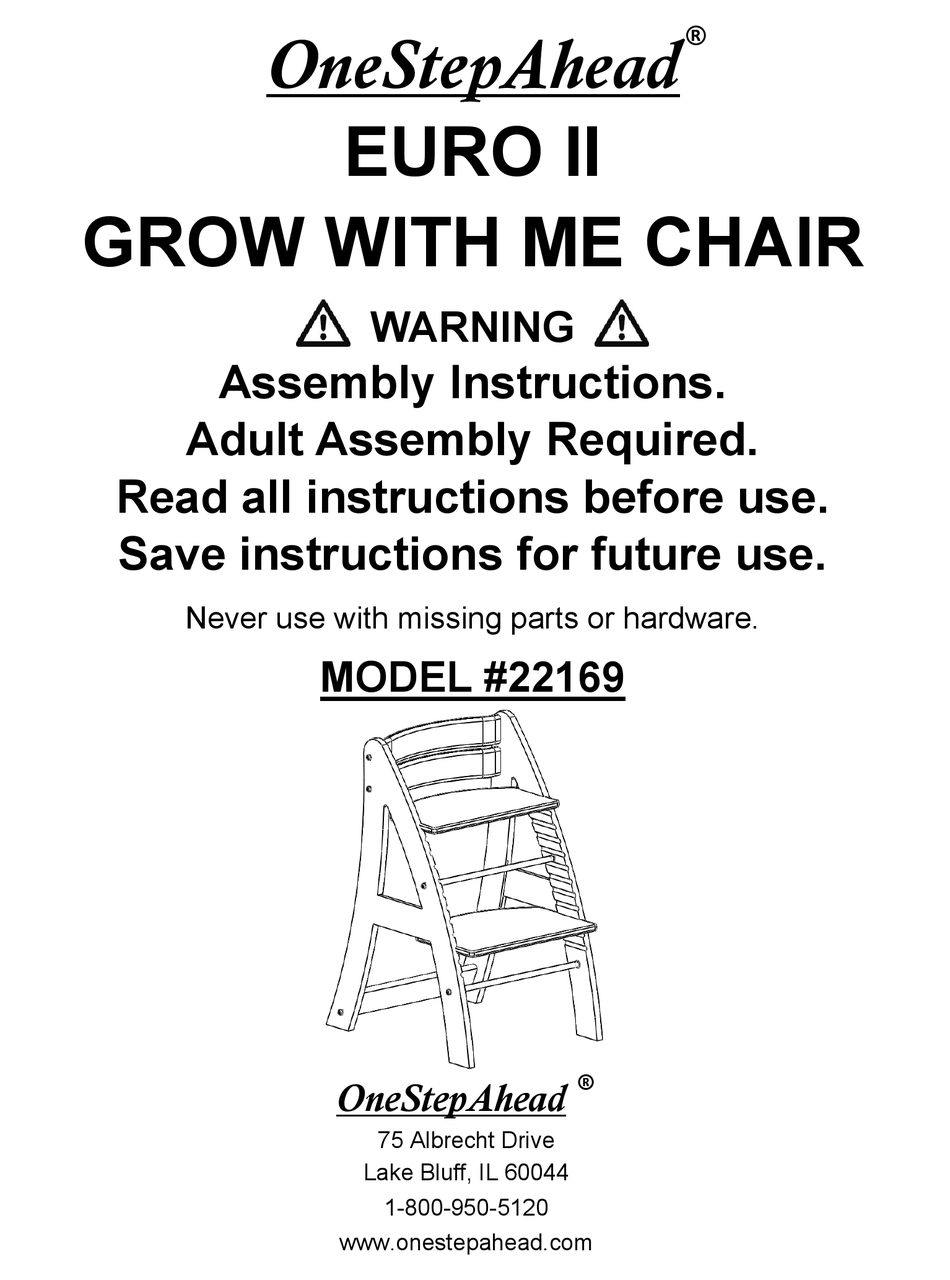 one step ahead chair