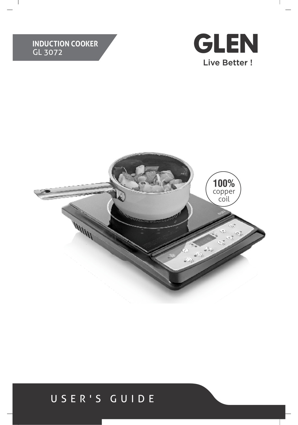 glen gl 3072 induction cooker