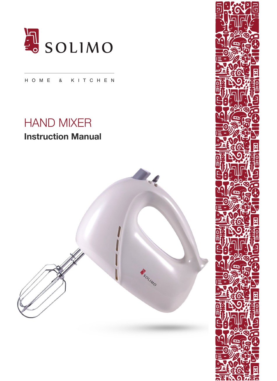 SOLIMO 200 WATT HAND MIXER INSTRUCTION MANUAL Pdf Download ManuaLib