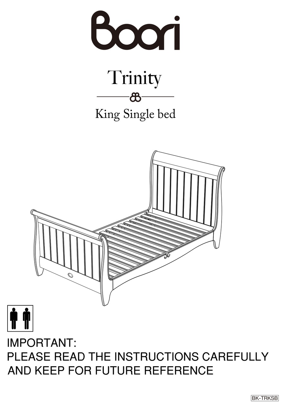 BOORI TRINITY KING SINGLE BED INSTRUCTIONS MANUAL Pdf Download ManualsLib