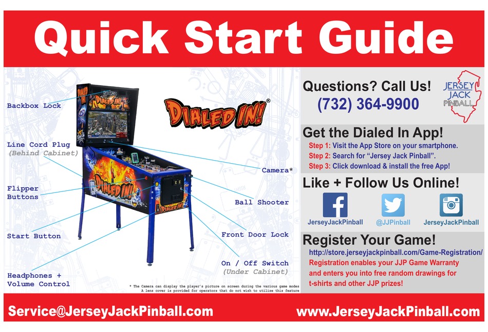 JERSEY JACK PINBALL DIALED IN! QUICK START MANUAL Pdf Download ManualsLib