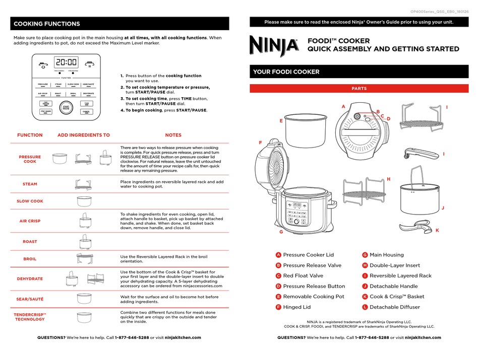 User manual Ninja Foodi CB352 (English - 15 pages)